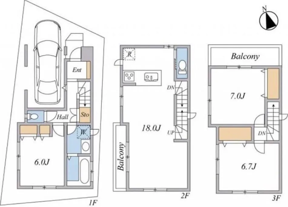 Ikebukuro Sta.7 Min By Walk Free Parking 110㎡ Villa Tokyo